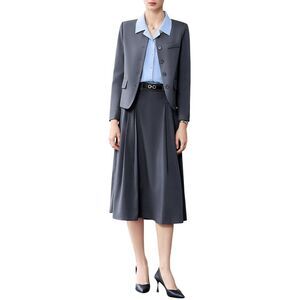 Bossy Chic Womens  2Pc Blazer & Skirt Set